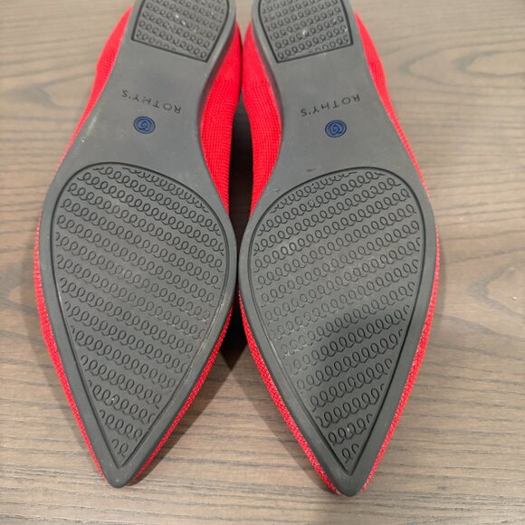 Rothy's The Point (OG) in red - Picture 5 of 6